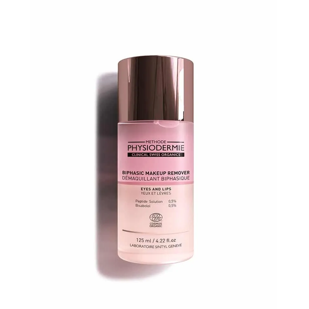 Biphasic Makeup Remover Clinical Swiss Organics, Méthode Physiodermie