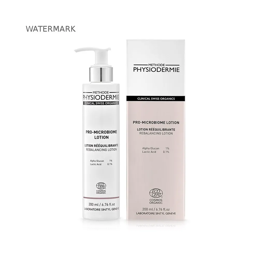 Lotion Pro-Microbiome, rééquilibrante Clinical Swiss Organics, Méthode Physiodermie