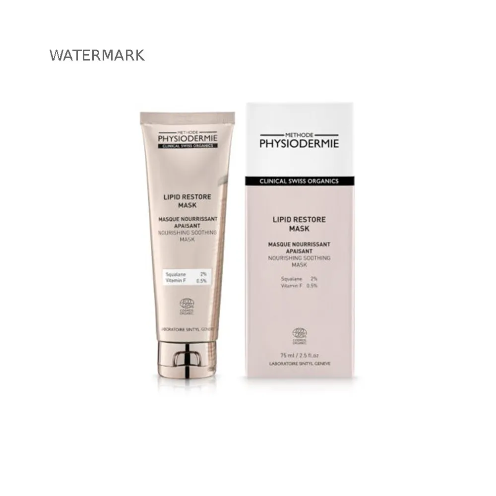 Lipid Restore Mask, nourrissant apaisant Clinical Swiss Organics, Méthode Physiodermie