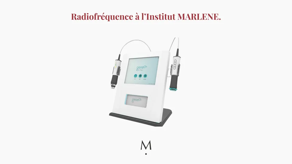 Appareil de radiofréquence présenté par l’institut Marlène