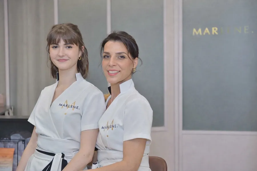 Marlène et Maurine, les deux esthéticiennes de l'institut, à Martigny
